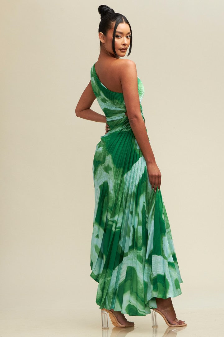 Green Ethereal Elegance Dress