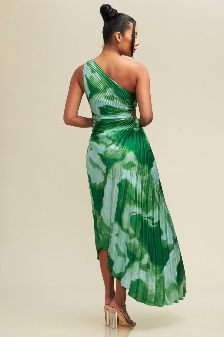 Green Ethereal Elegance Dress