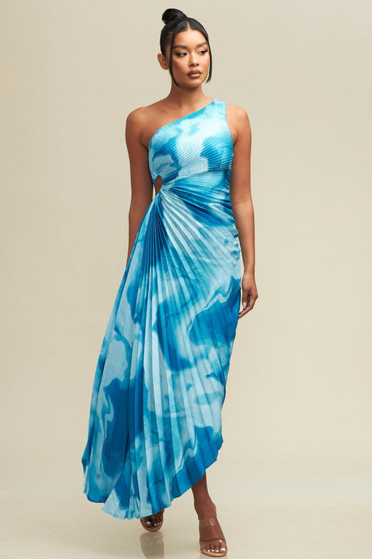 Blue Ethereal Elegance Dress