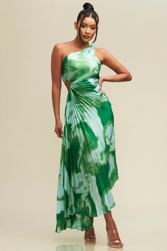 Green Ethereal Elegance Dress